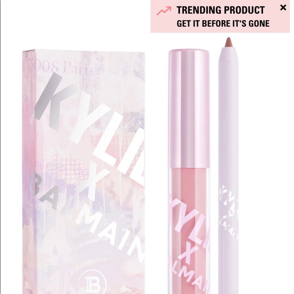 ✨ISO - Kylie x Balmain “Paris” lip kit✨